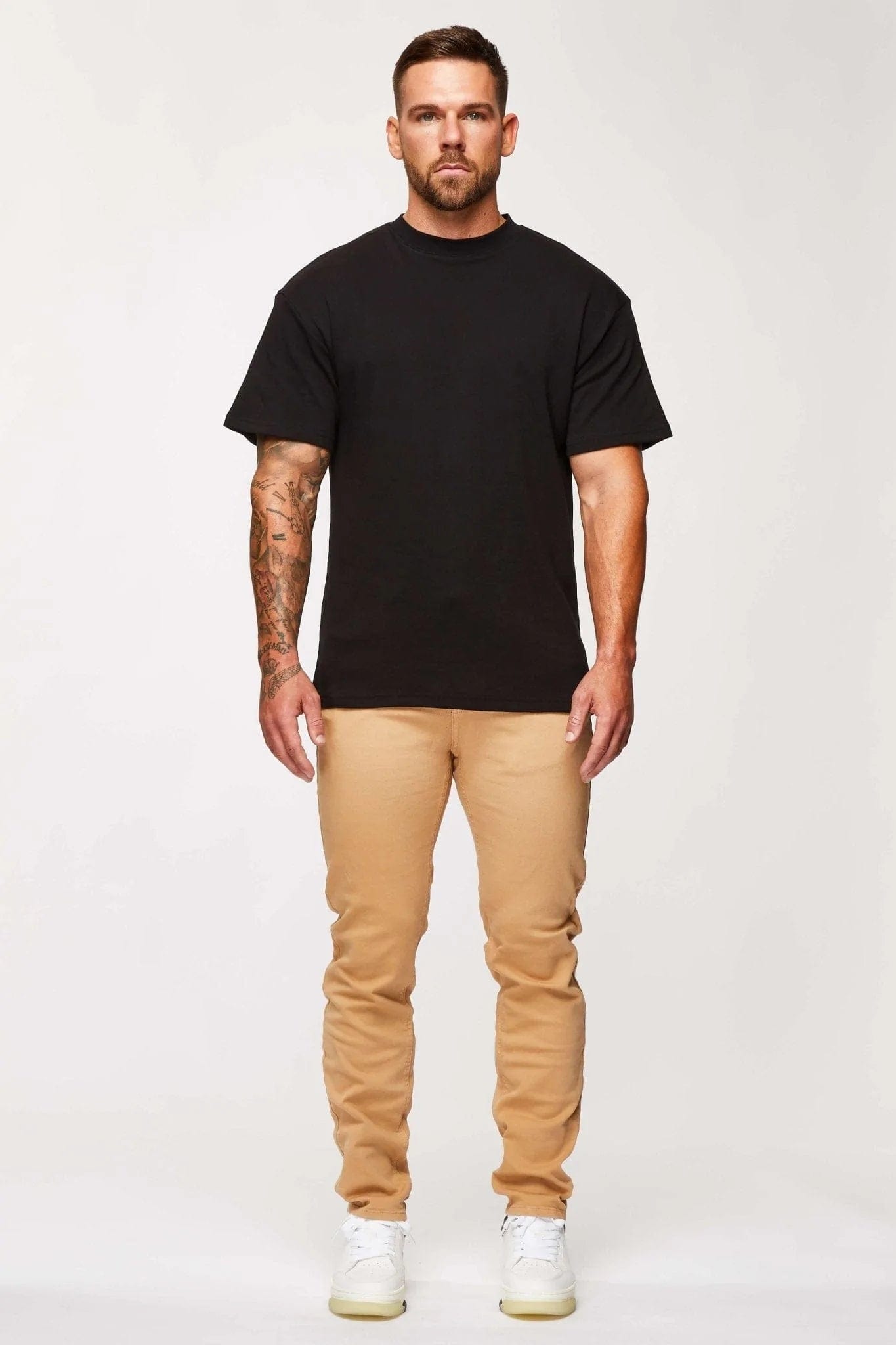 Legend London Jeans STRAIGHT LEG JEANS - BEIGE