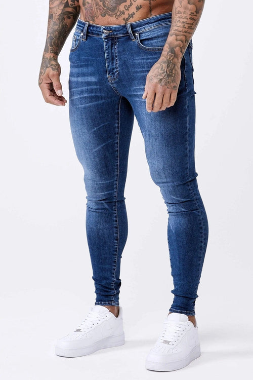 Men's Spray On Jeans | Super Skinny Fit Jeans - Legend London