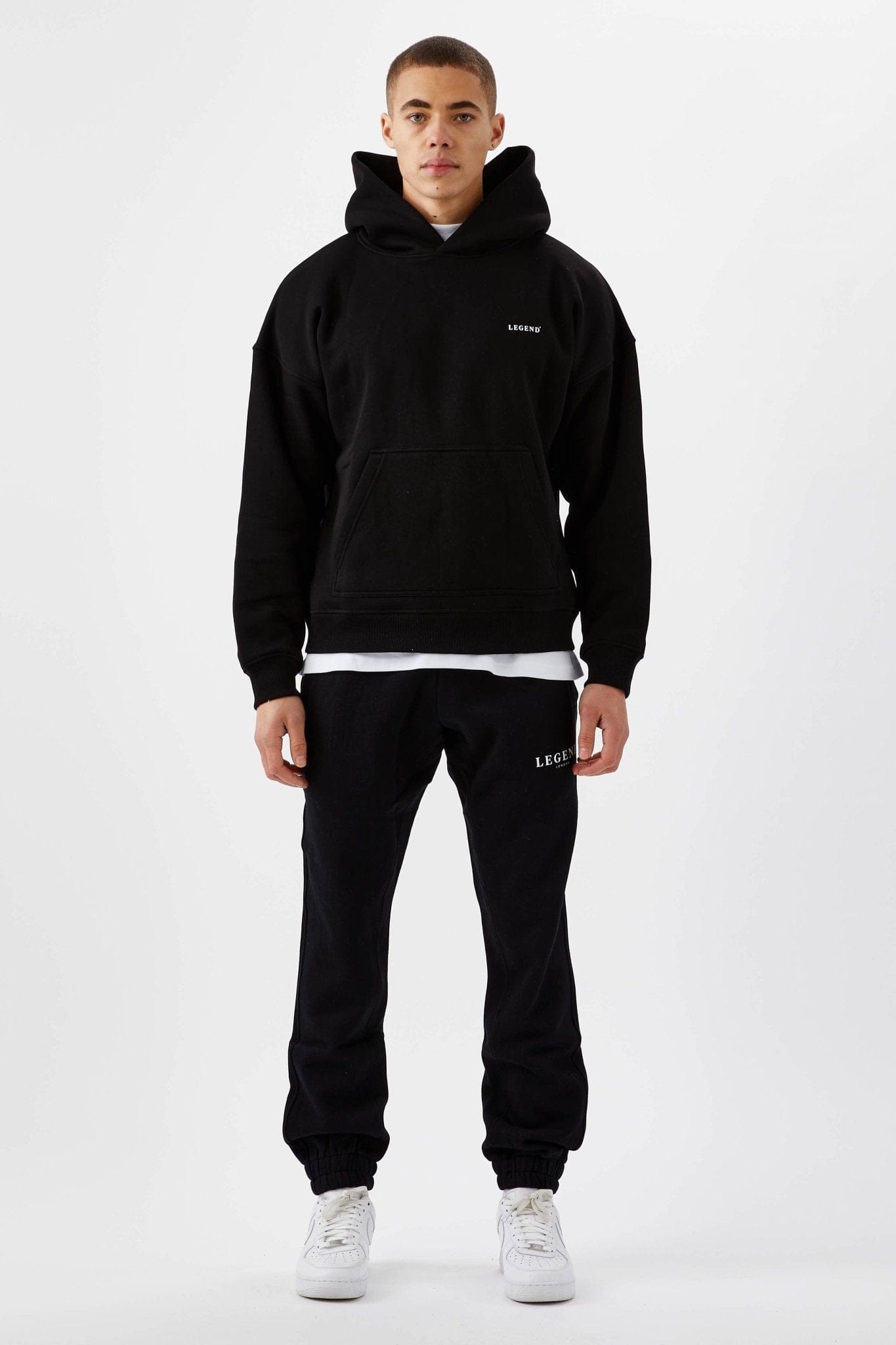 Legend London Joggers LEGEND* BASICS SWEATPANTS - BLACK