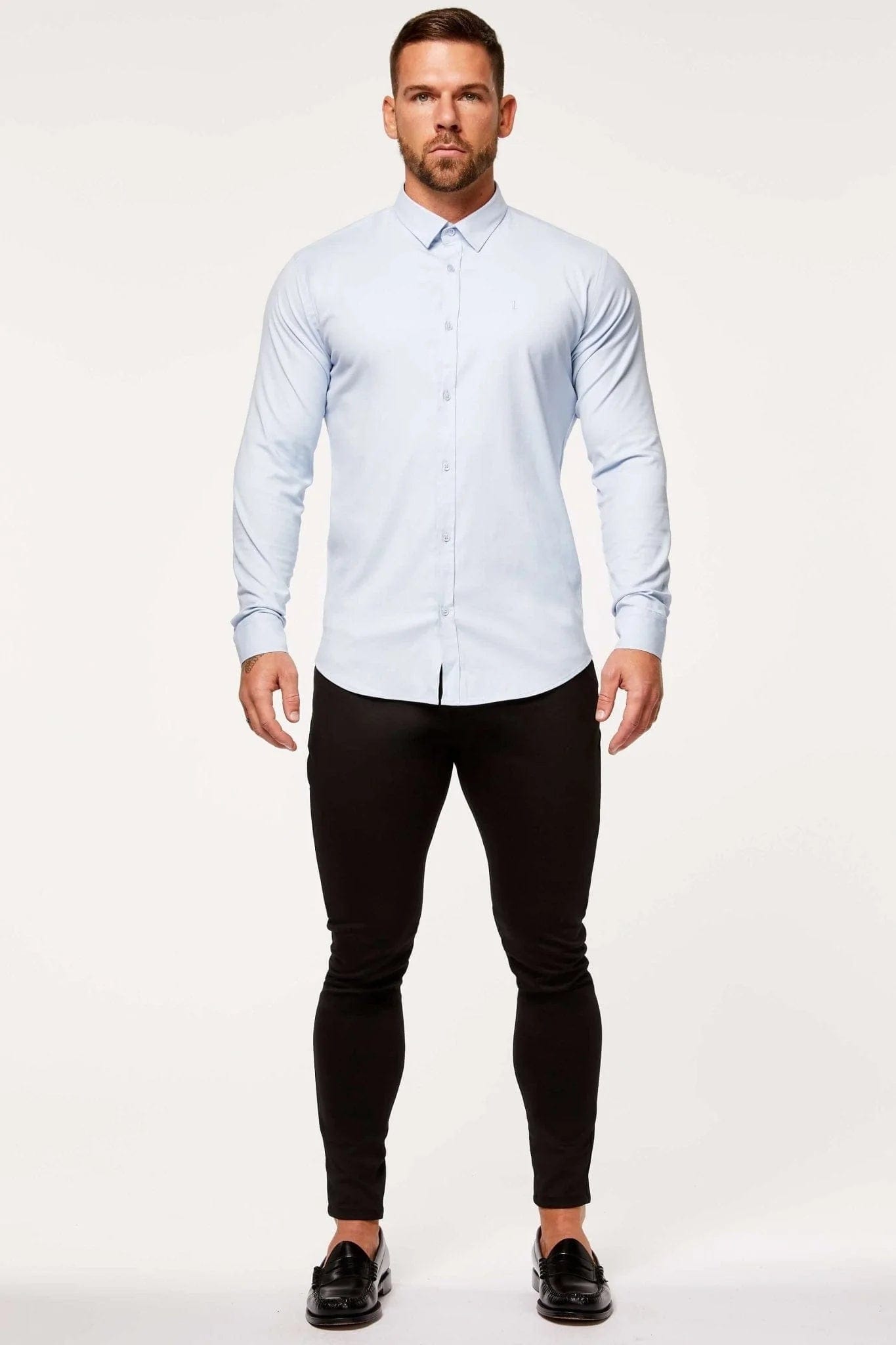 DRESS SHIRT BABY BLUE Legend London