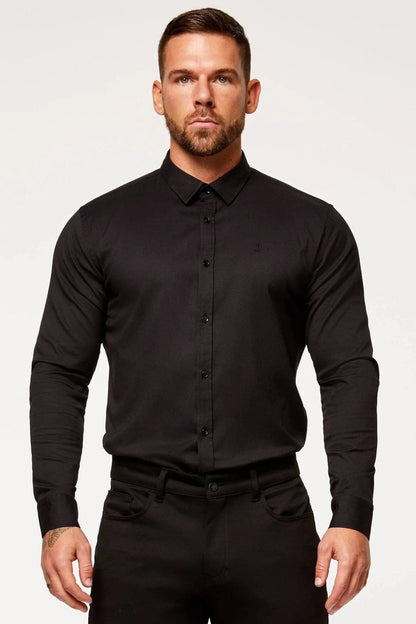 Legend London Shirts DRESS SHIRT - BLACK