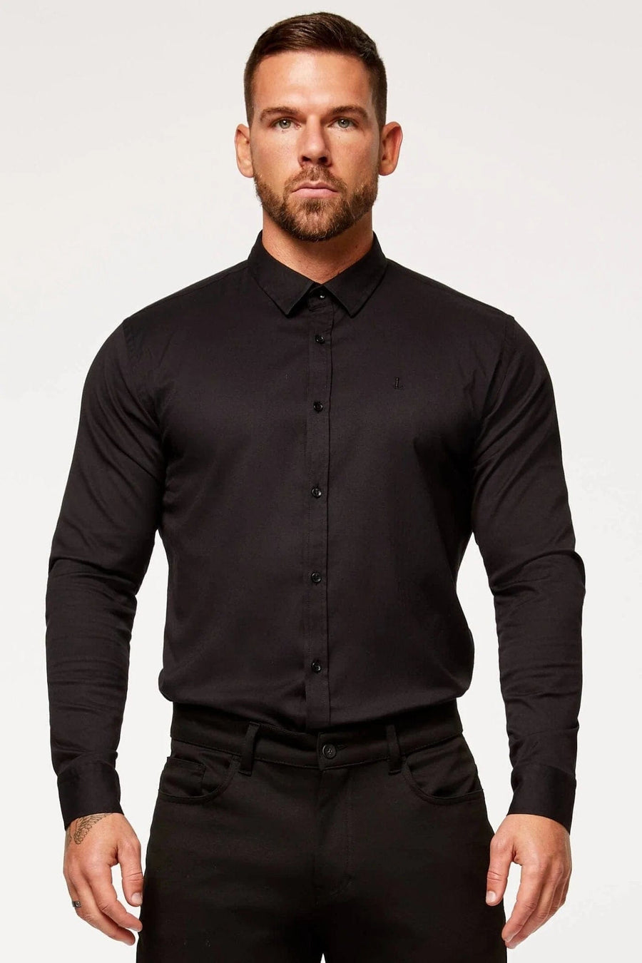 Legend London Shirts DRESS SHIRT - BLACK