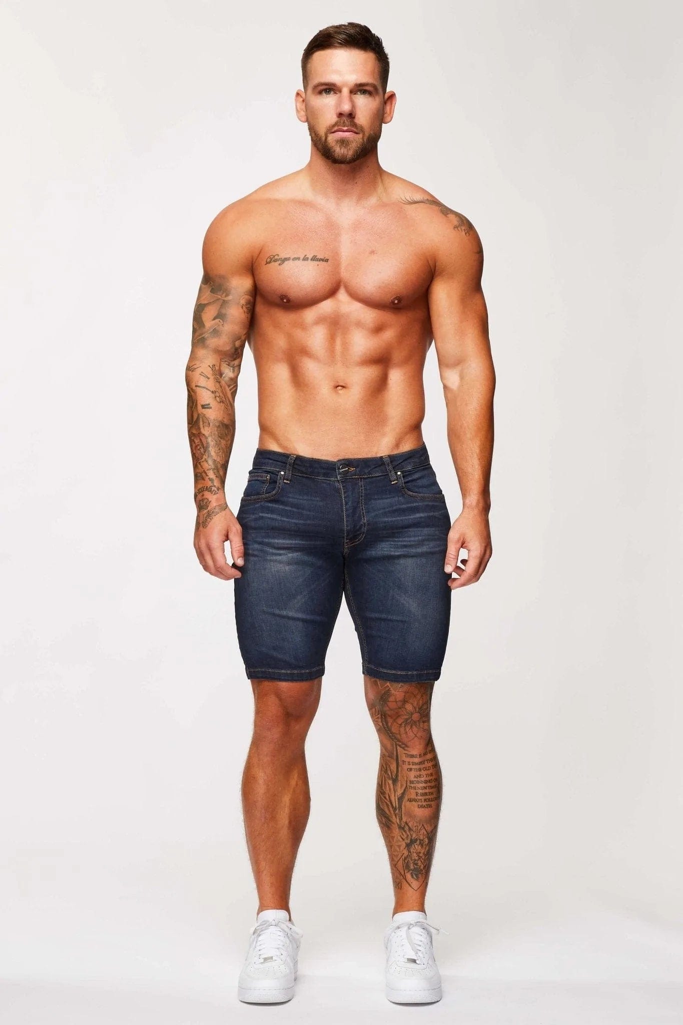 Legend London Shorts DENIM SHORT - CLASSIC INDIGO BLUE