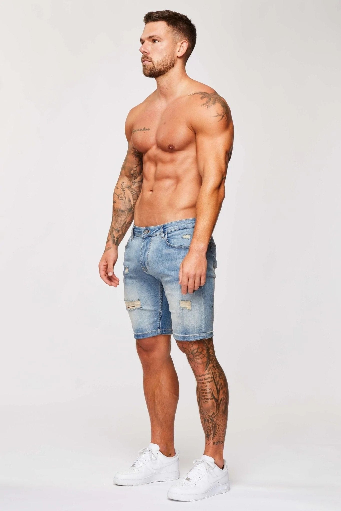 Legend London Shorts DENIM SHORT - STRONG WASH DARK BLUE