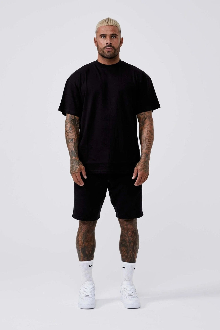 Legend London Shorts LEGEND BASICS SWEATSHORT - BLACK