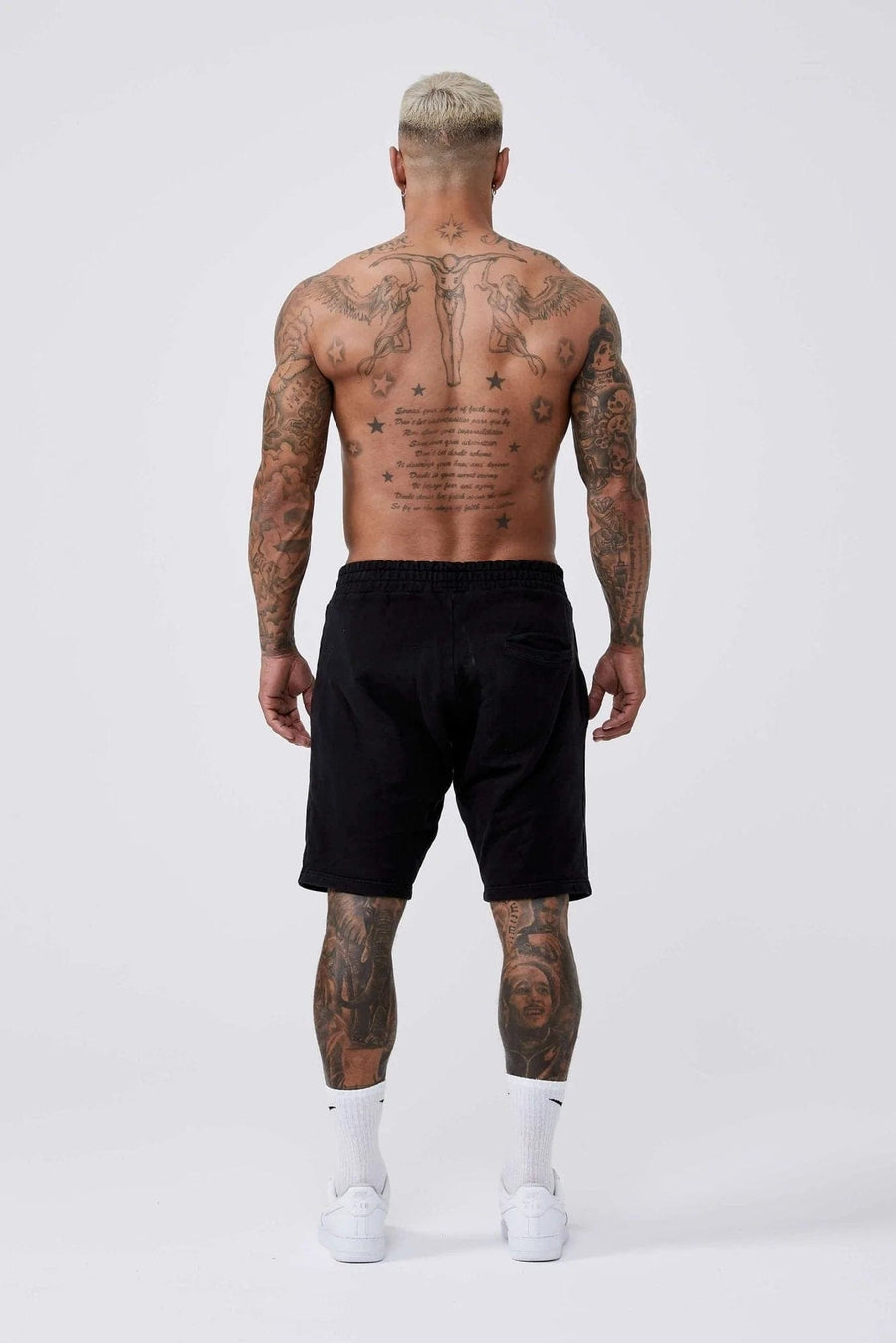 Legend London Shorts LEGEND BASICS SWEATSHORT - BLACK