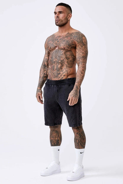 Legend London Shorts LEGEND BASICS SWEATSHORT - WASHED GREY