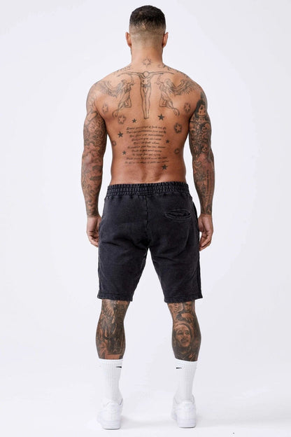 Legend London Shorts LEGEND BASICS SWEATSHORT - WASHED GREY