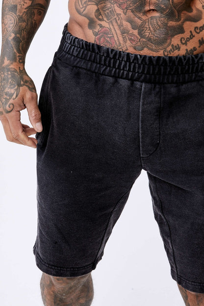 Legend London Shorts LEGEND BASICS SWEATSHORT - WASHED GREY