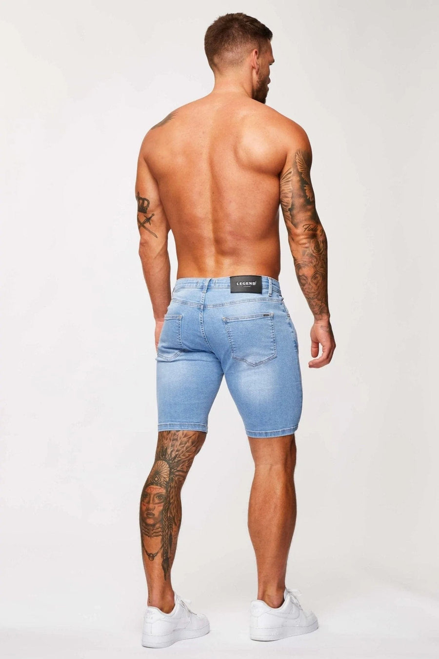Legend London Shorts Light Blue – Denim Shorts