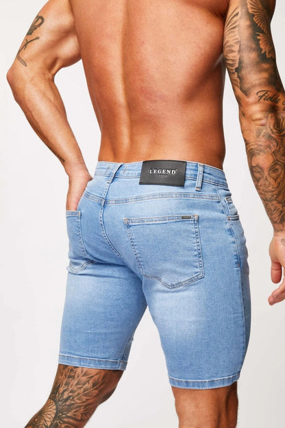 Legend London Shorts Light Blue – Denim Shorts