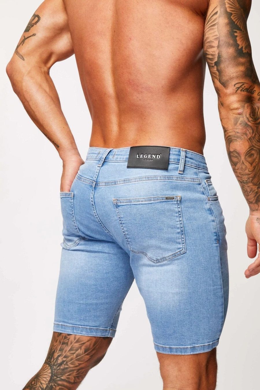 Legend London Shorts Light Blue – Denim Shorts