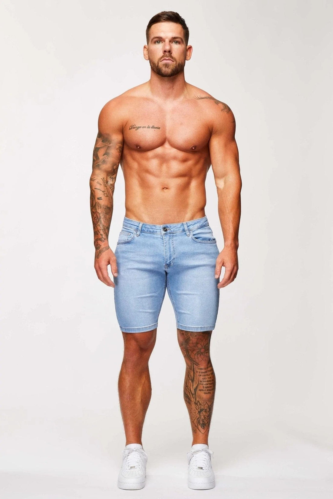 Legend London Shorts Light Blue – Denim Shorts