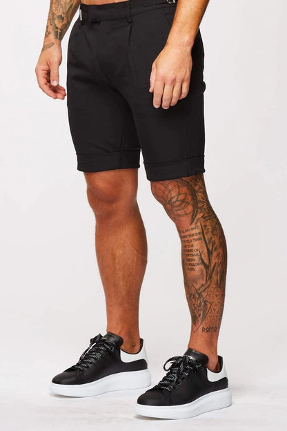 Legend London Shorts SIDE CINCH SHORT - BLACK