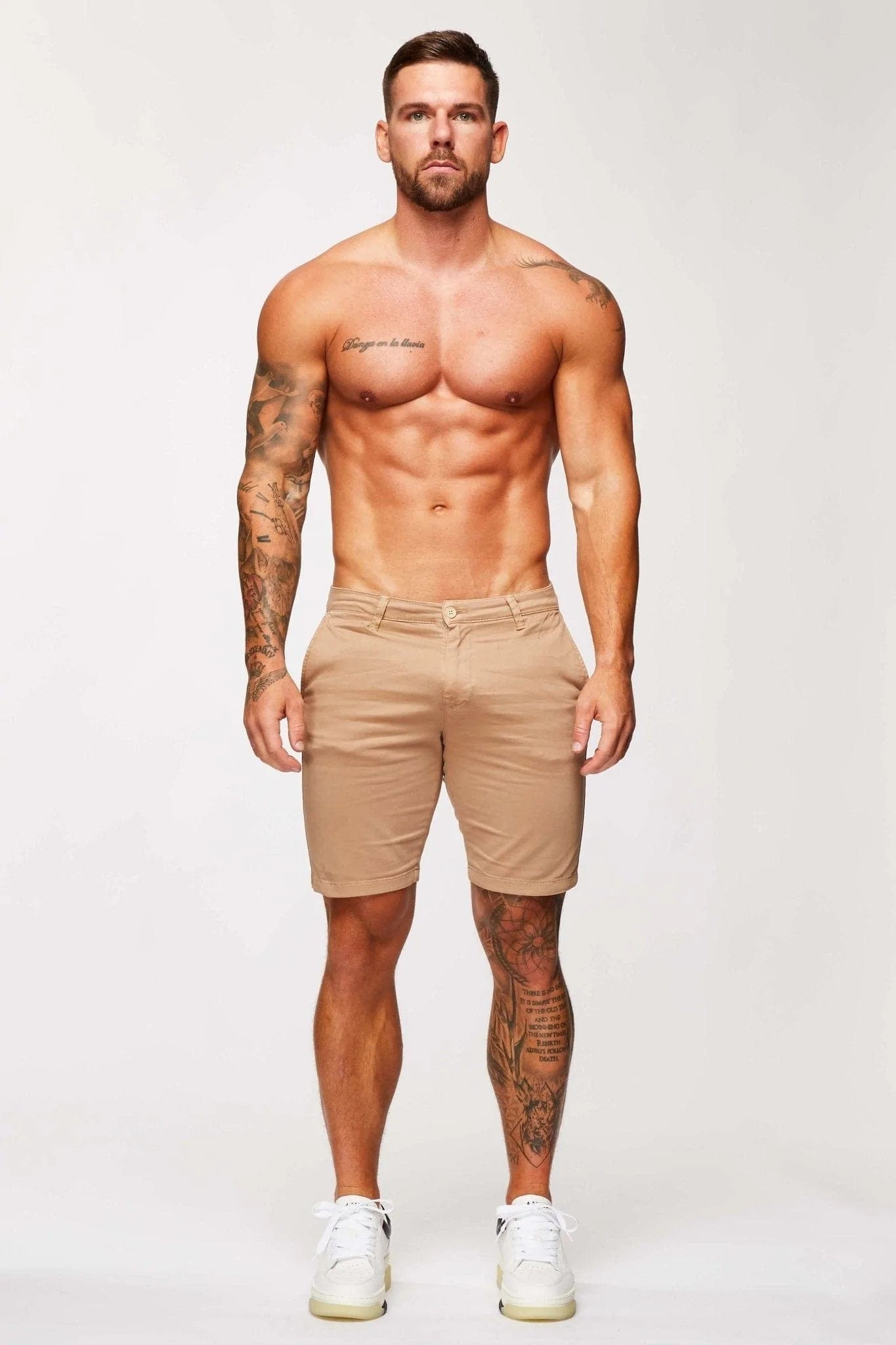 Legend London Shorts STRETCH CHINO SHORT BEIGE