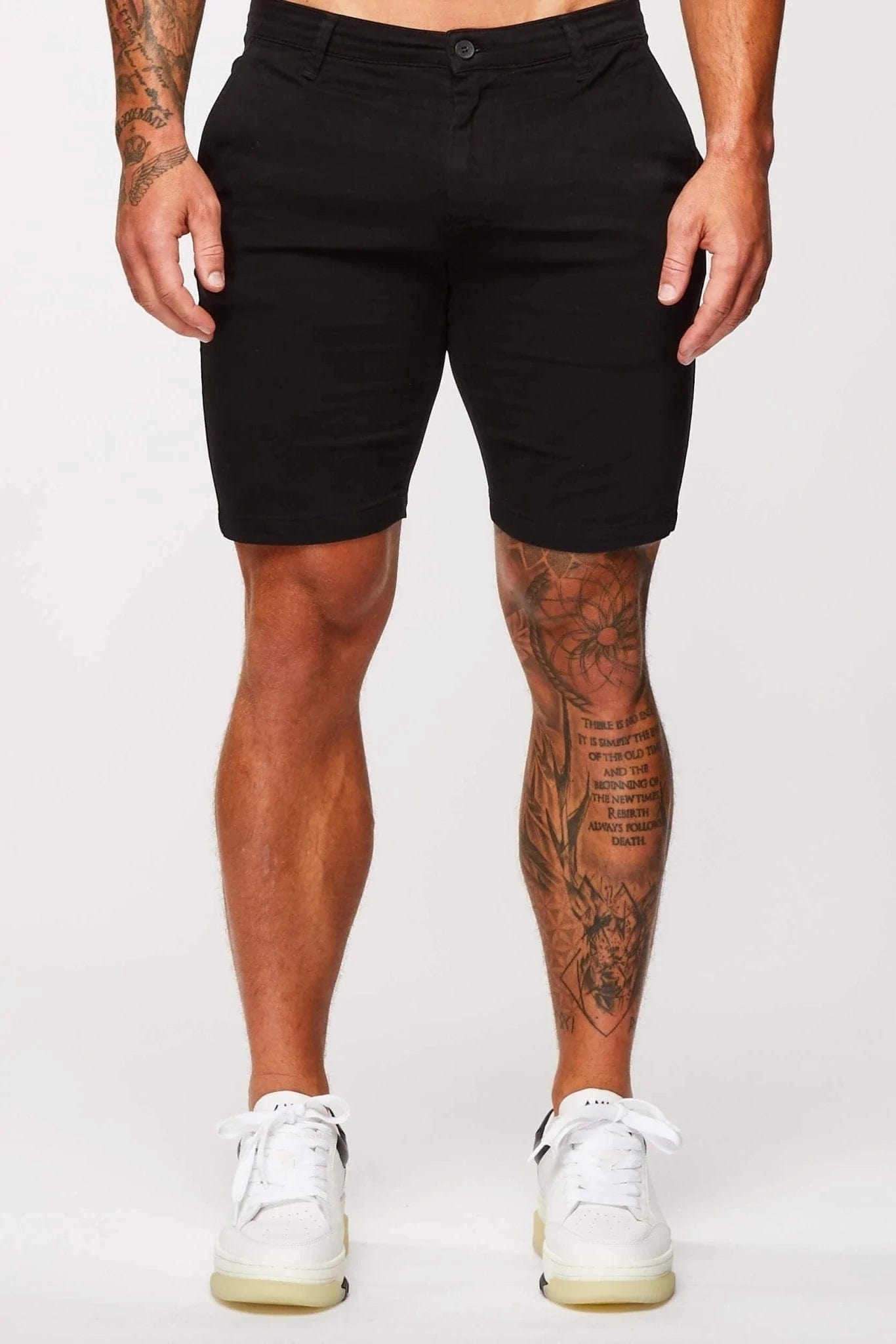 Legend London Shorts STRETCH CHINO SHORT - BLACK