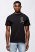 Legend London T-SHIRT VARSITY L T-SHIRT - BLACK