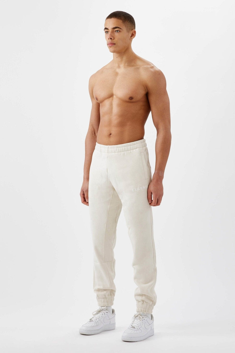 Legend London Tracksuit LEGEND* BASICS SWEATPANTS - CREAM