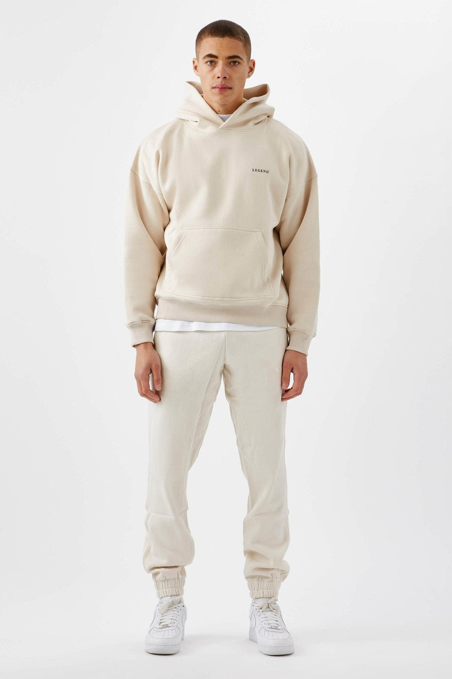 Legend London Tracksuit LEGEND* BASICS SWEATPANTS - CREAM