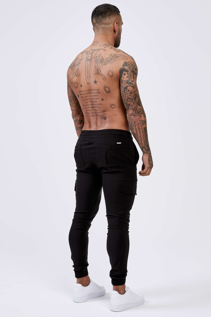 Legend London Trousers SMART CARGO PANT - BLACK