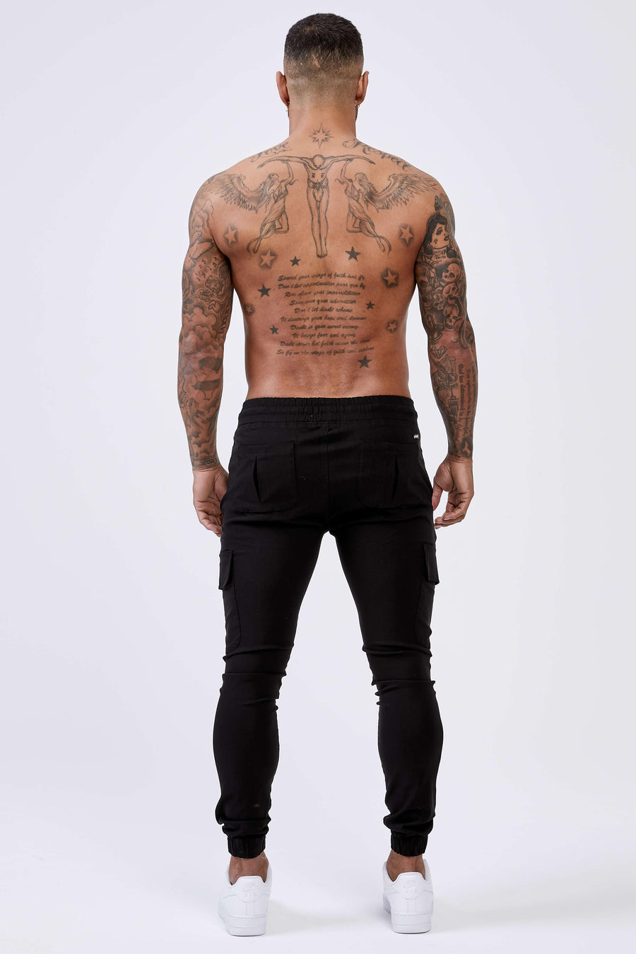 Legend London Trousers SMART CARGO PANT - BLACK