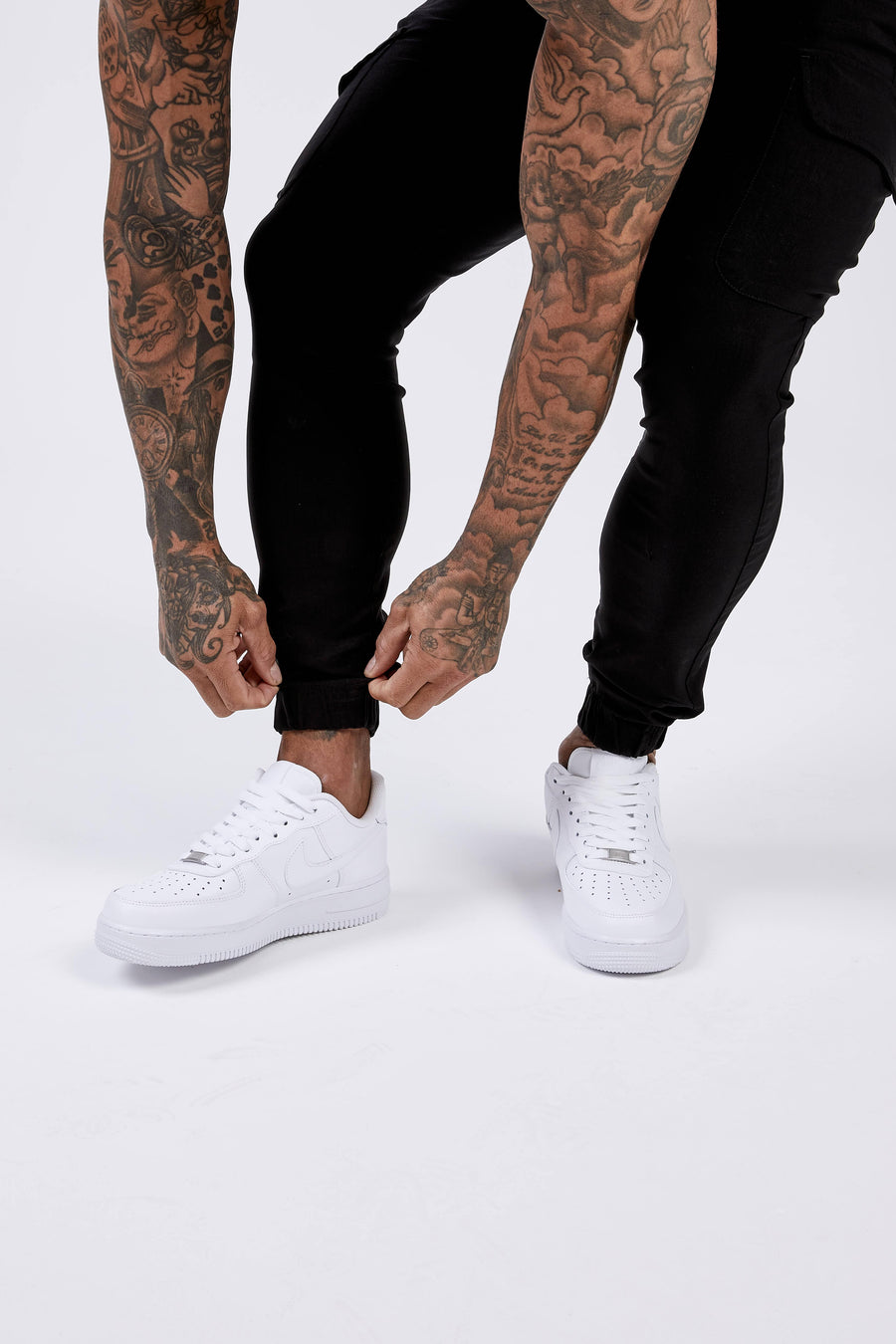 Legend London Trousers SMART CARGO PANT - BLACK