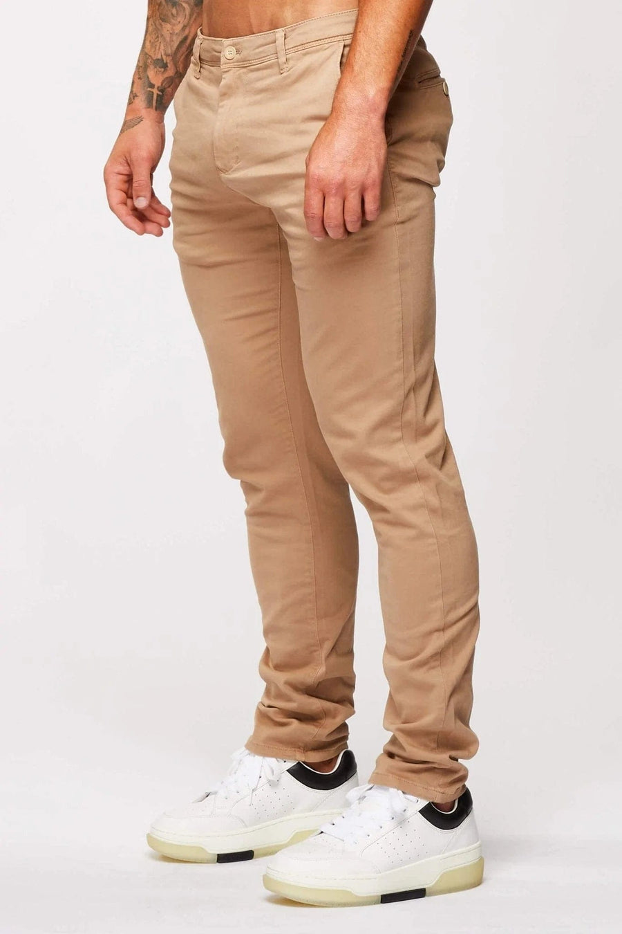Legend London Trousers STRAIGHT LEG CHINO - BEIGE