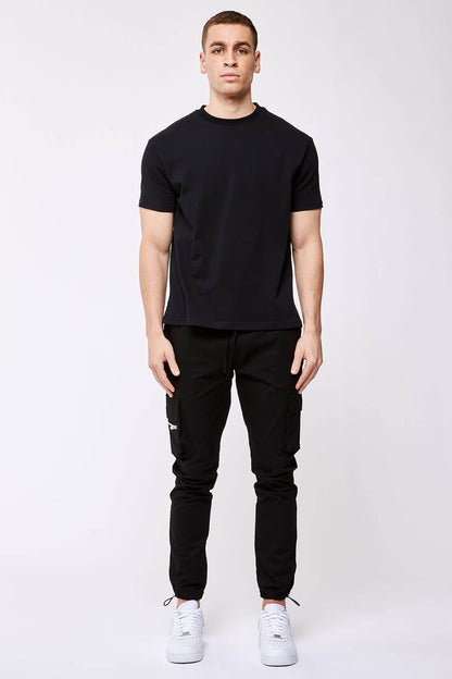 Legend London Trousers UTILITY CARGO PANTS - BLACK