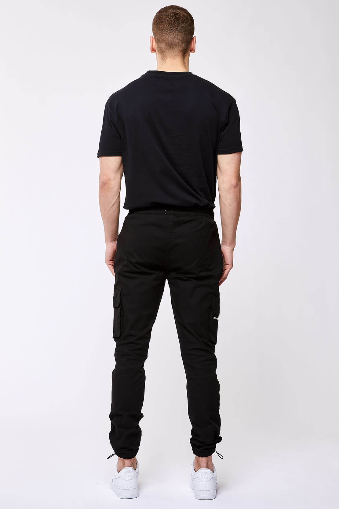 Legend London Trousers UTILITY CARGO PANTS - BLACK