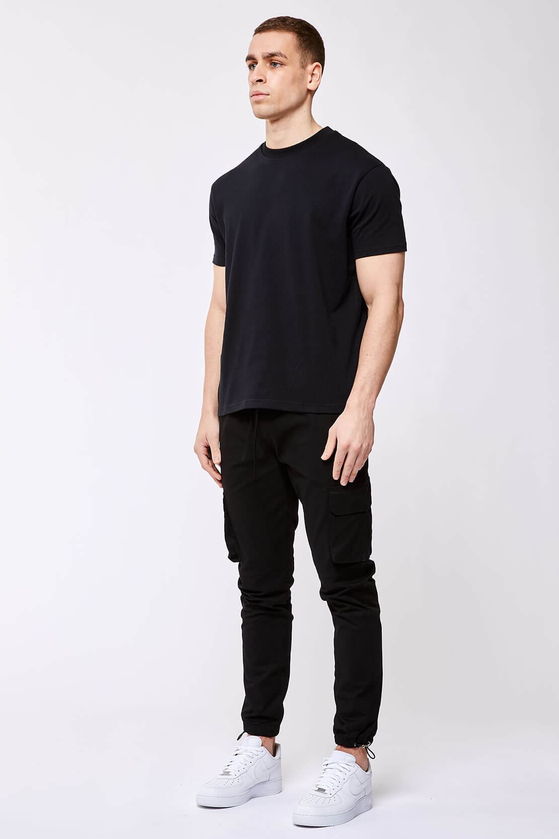 Legend London Trousers UTILITY CARGO PANTS - BLACK