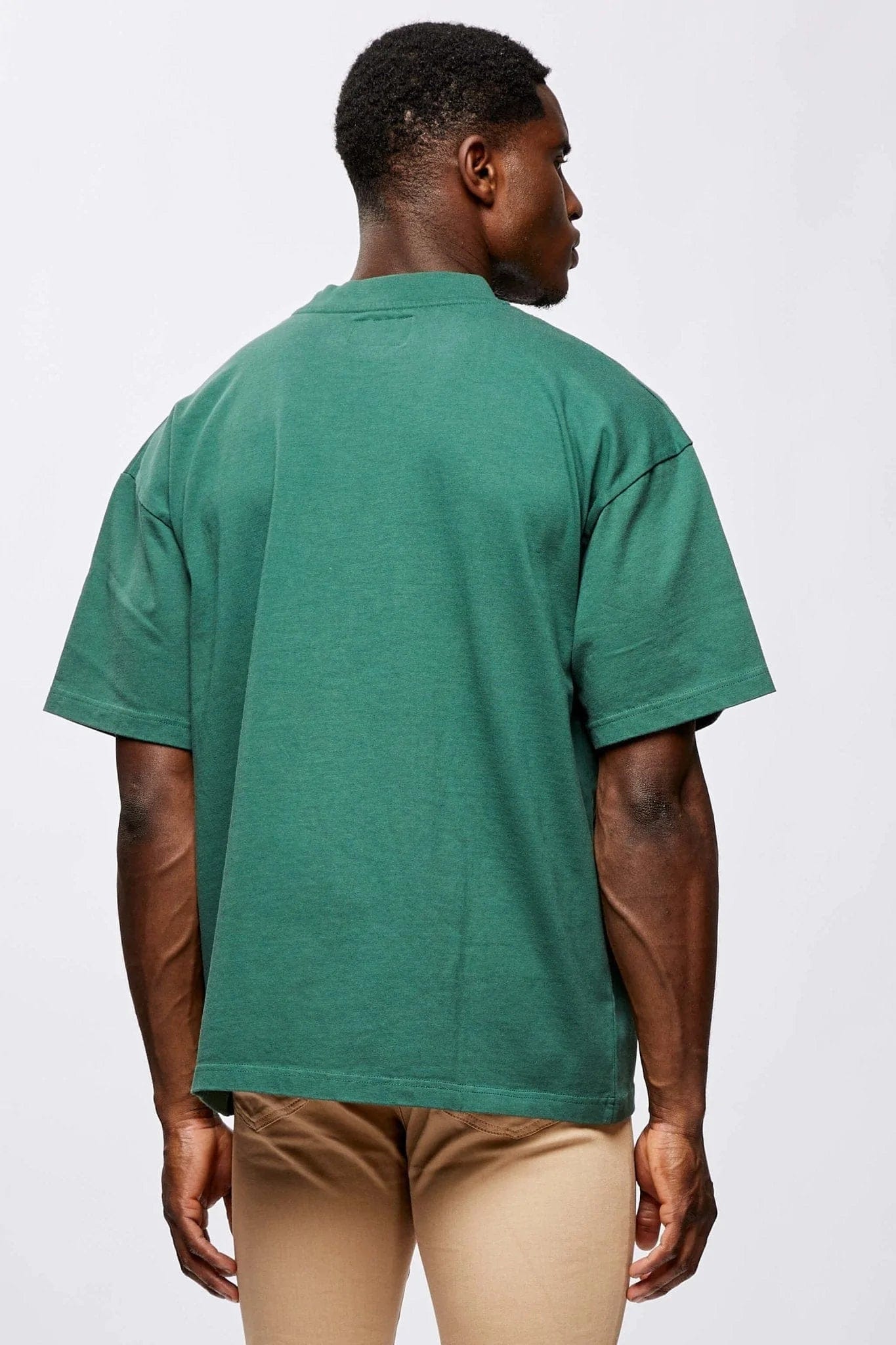 Legend London Tshirt MICRO LOGO OVERSIZED T-SHIRT - TREKKING GREEN