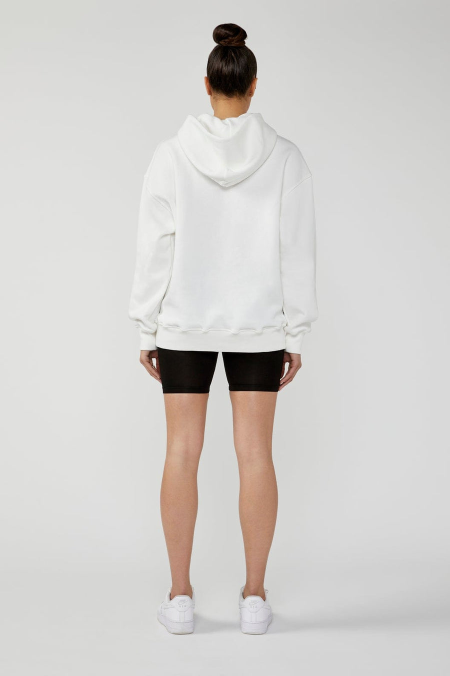 Legend London Unisex Hoodies UNISEX CENTER LOGO HOODIE - WHITE