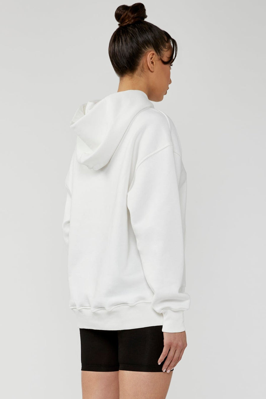Legend London Unisex Hoodies UNISEX CENTER LOGO HOODIE - WHITE