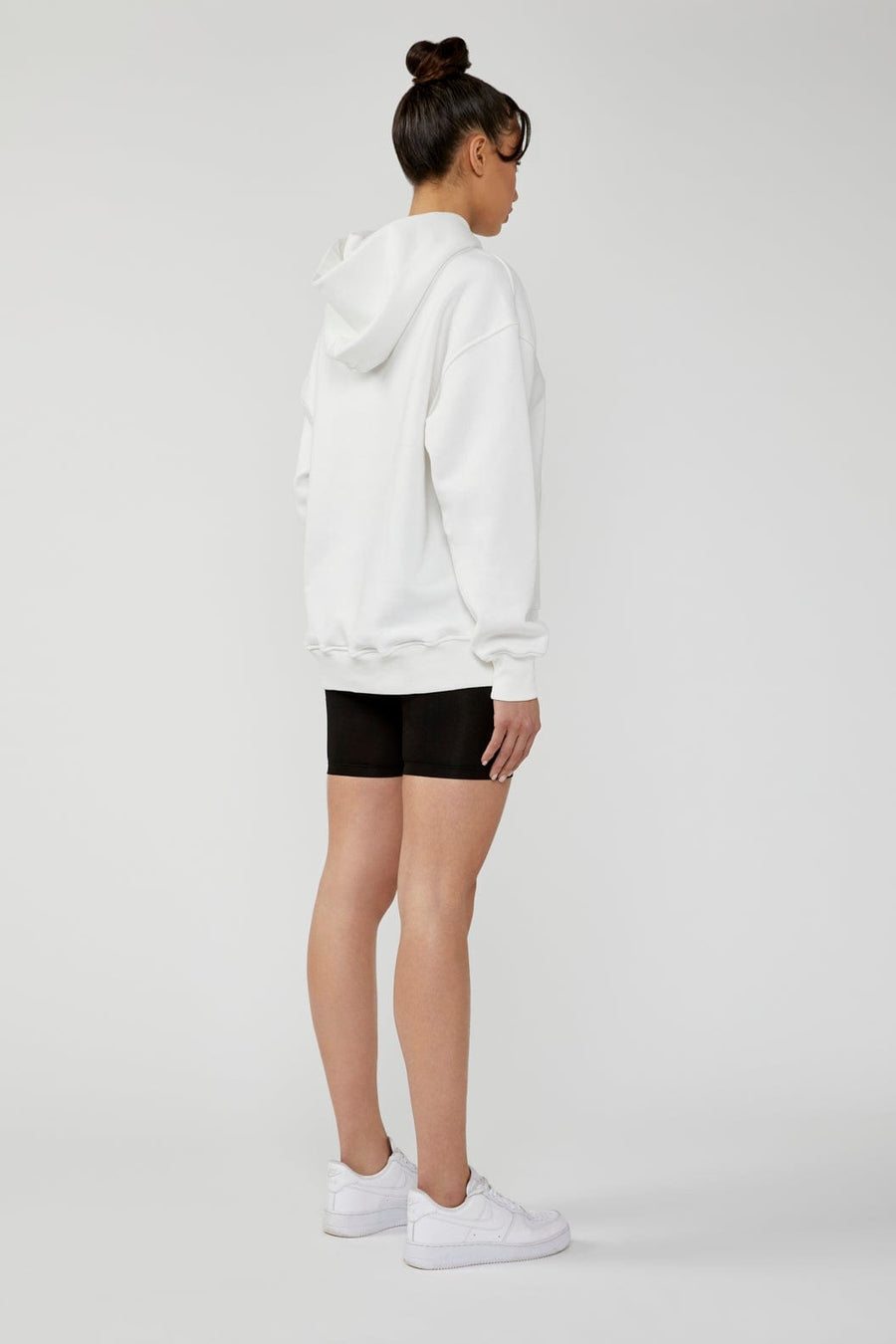 Legend London Unisex Hoodies UNISEX CENTER LOGO HOODIE - WHITE