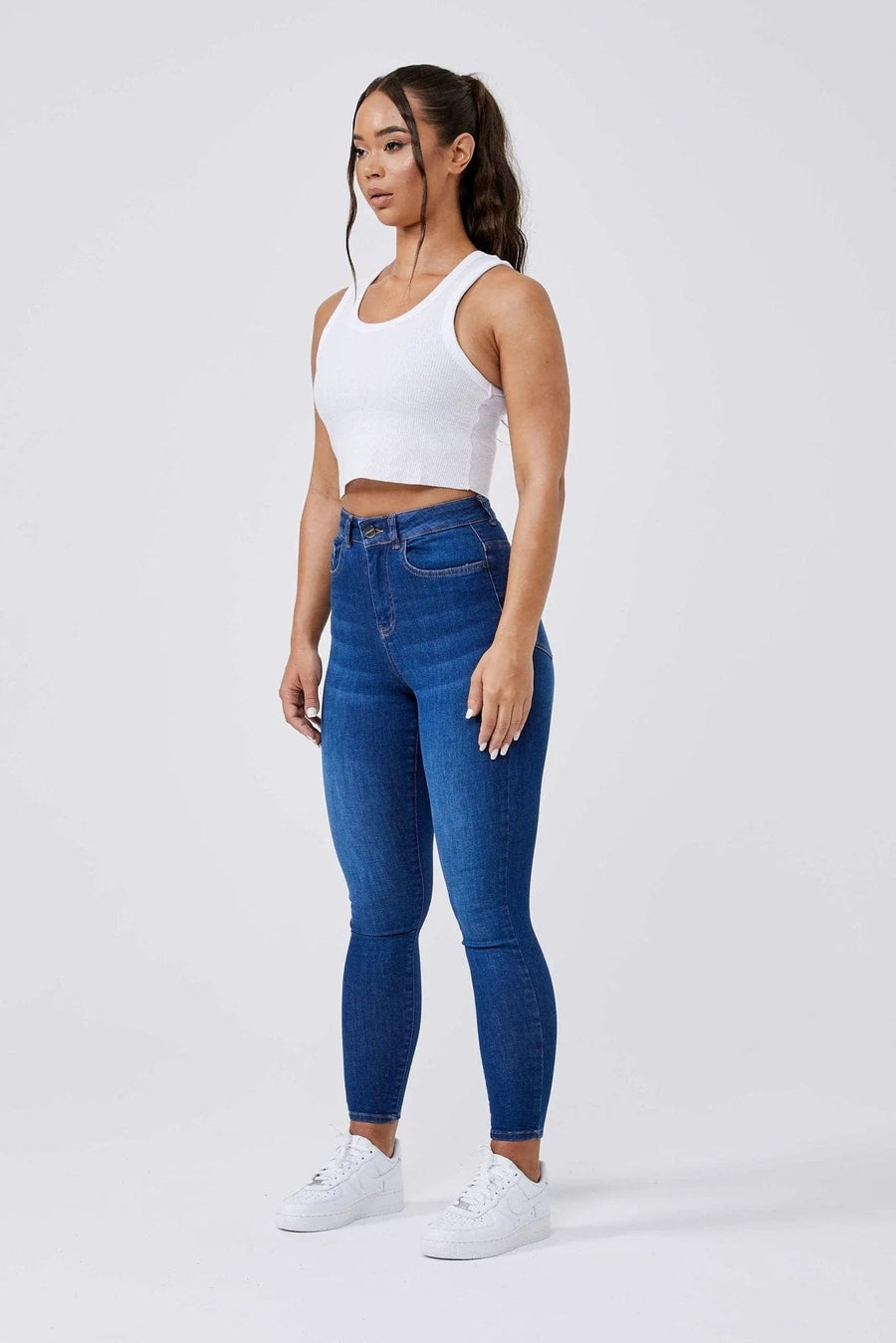 Legend London Women's Jeans SKINNY JEANS - DARK BLUE