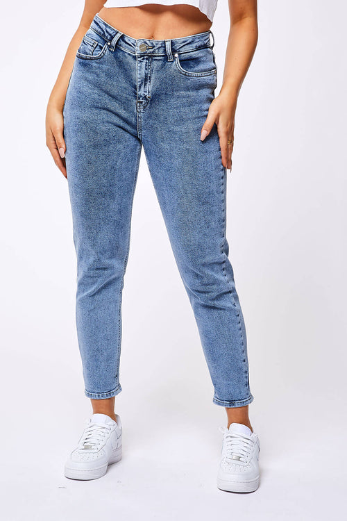Legend London Womens Jeans MOM JEANS - VINTAGE BLUE